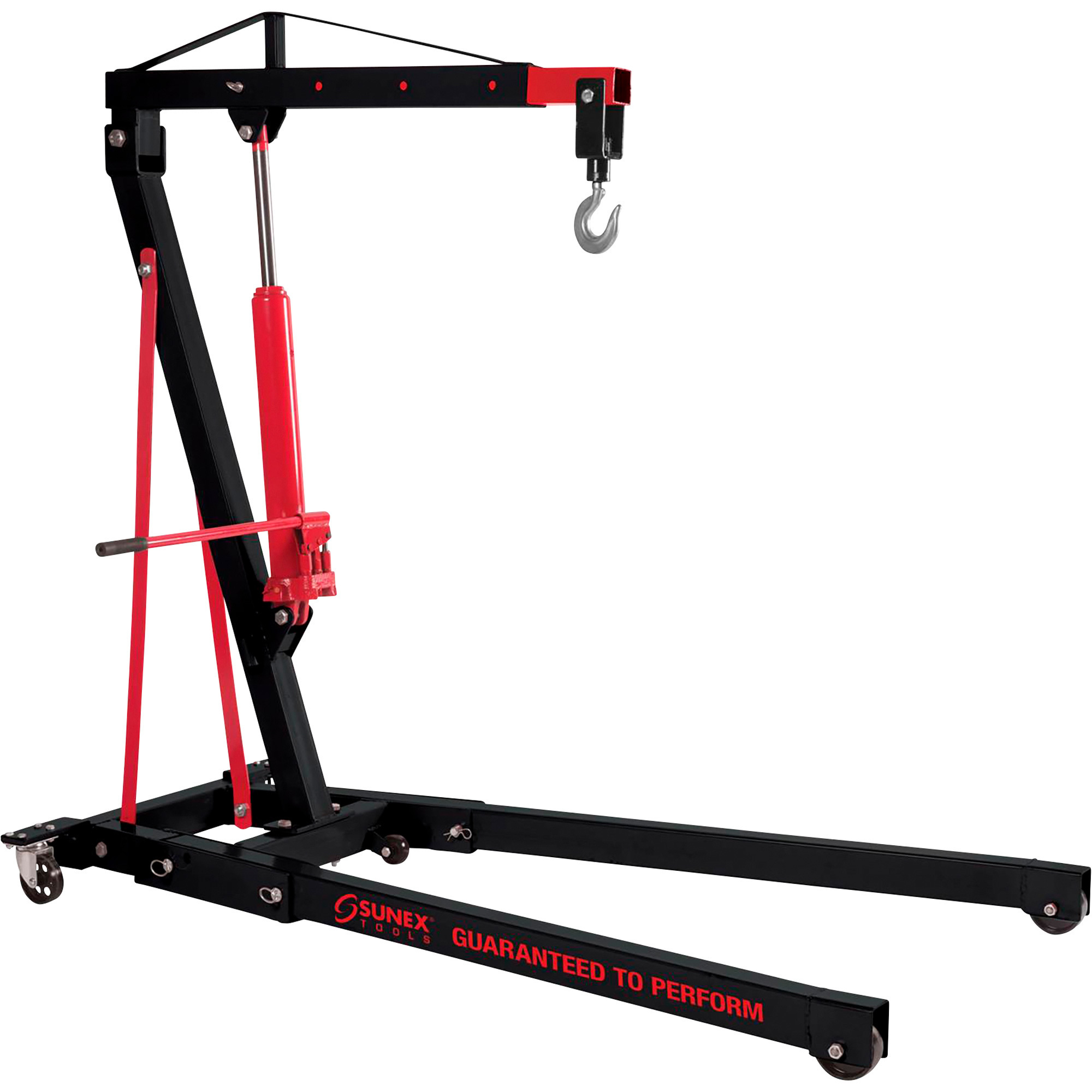 Sunex Tools Engine Hoist, 2-Ton Capacity, Dual Pump Piston, Rapid Rise Technology, Model# 5222